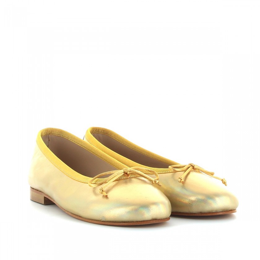 Sabrinas de Senhora Bruber em Pele Dourado Brilhante