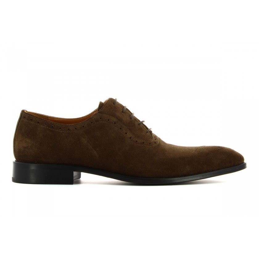 Brown suede shoes for men