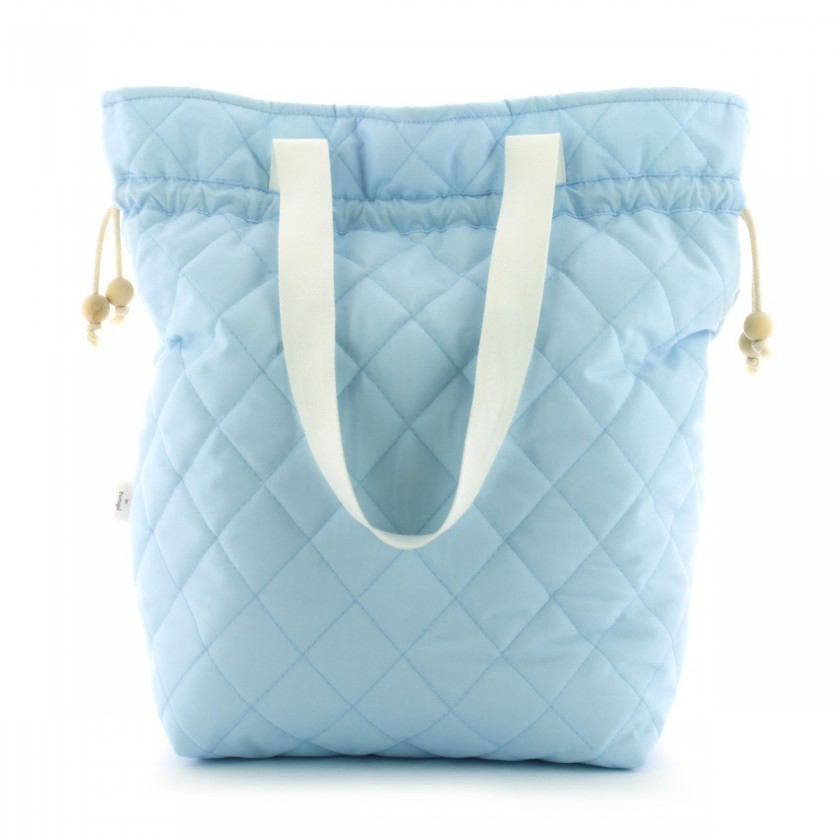 Baby Blue Padded Shoulder Bag