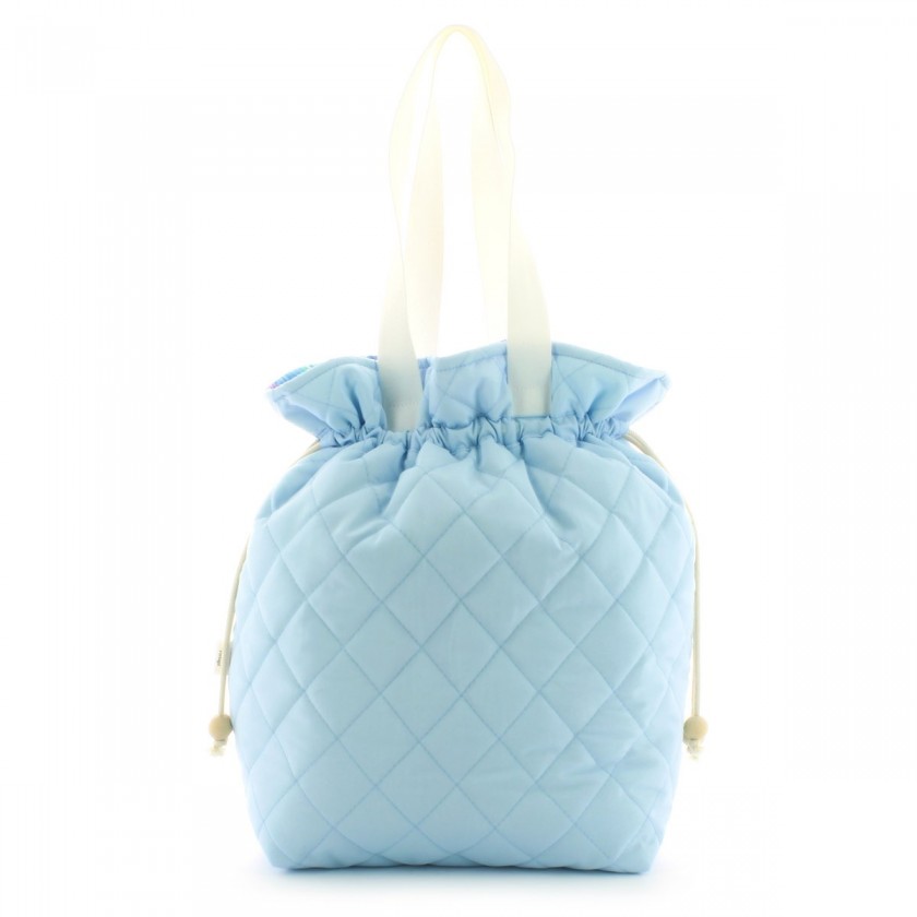 Baby Blue Padded Shoulder Bag