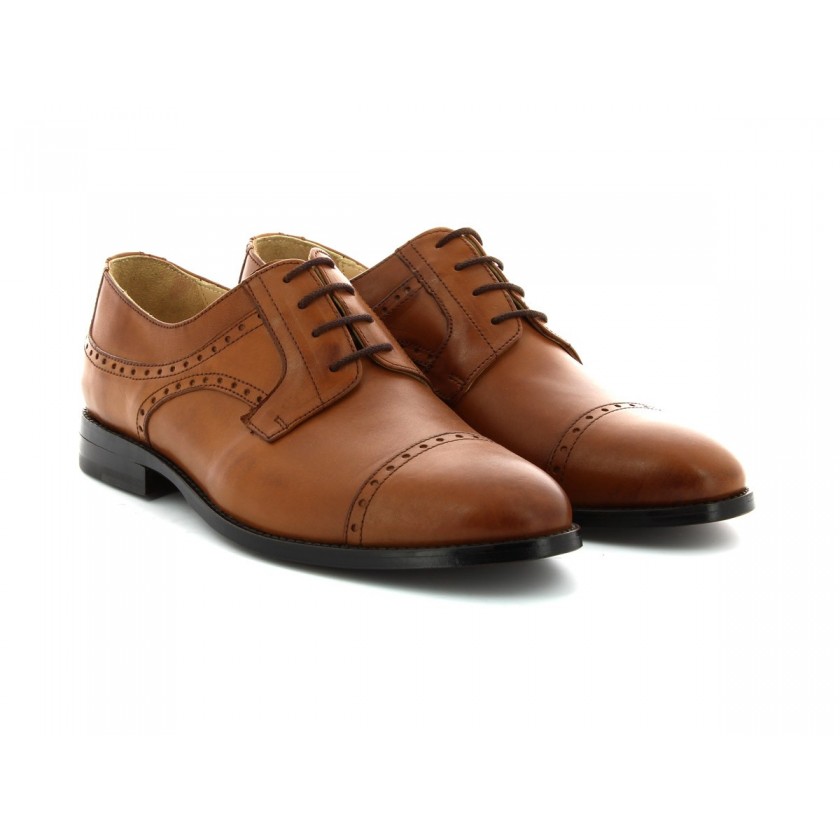 Sapatos Camel Homem de Pele...