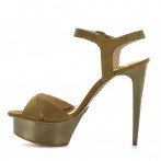 Sandália Senhora Camel