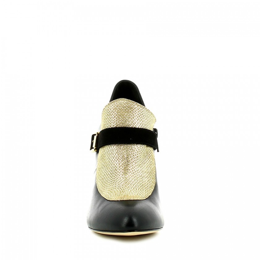 Sapato Senhora Preto / Ouro