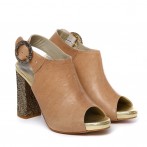 Strena Sandália Senhora Com Salto Grosso
