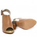 Strena Sandália Senhora Com Salto Grosso