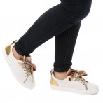 Sapatilha Senhora Em Pele