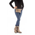 Bolsa de Cinta Taupe para Senhora