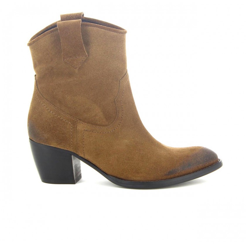 Lady Taupe Ankle Boots